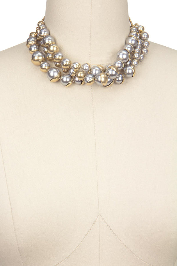 Half Moon Pearl Necklace