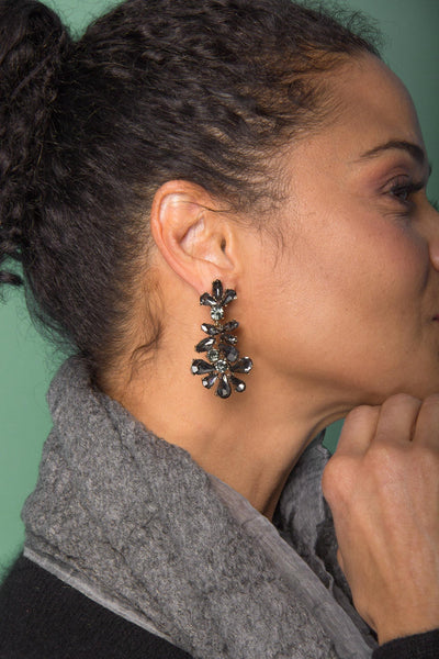 Crystal Clear Chandelier Earrings