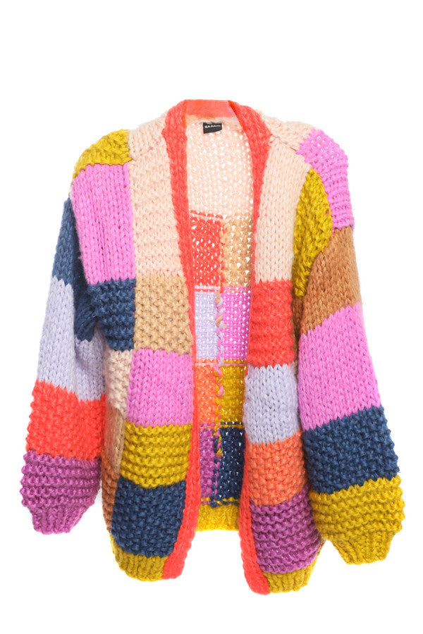 Rainbow Knitted Cardigan – Saachi Wholesale