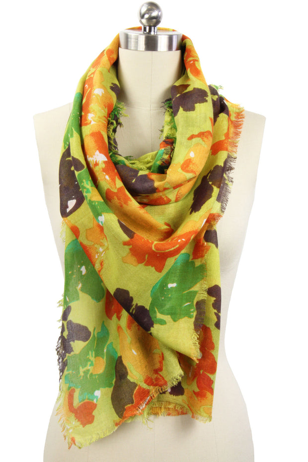 Okeefe Bright Floral Scarf