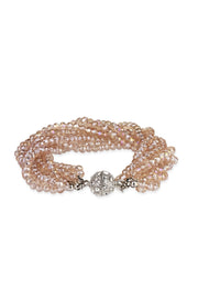 Simply Crystal Multi Strand Bracelet