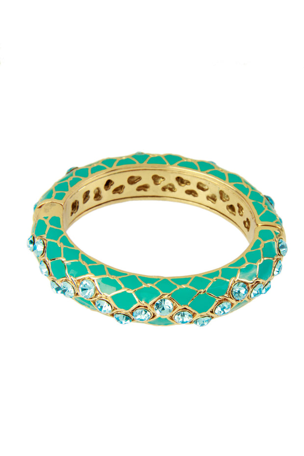 Embellished Crystal Bangle Bracelet