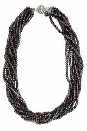 Multi Strand Short Crystal Necklace