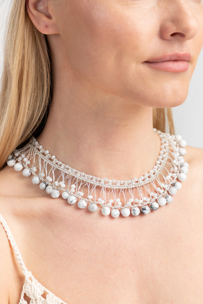 Madame Beaded Collar Necklace