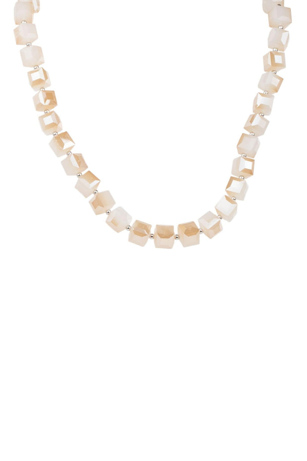 Faceted Bead Necklace