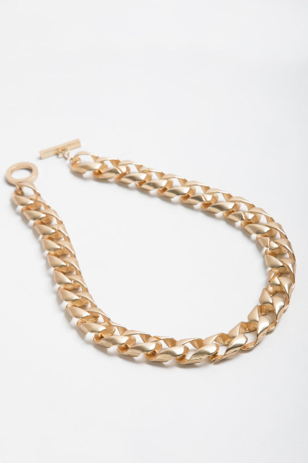 Silvia Cuban Chain Necklace