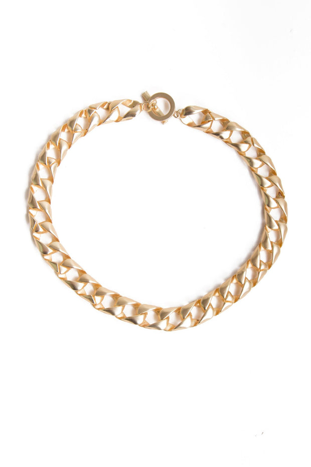 Silvia Cuban Chain Necklace