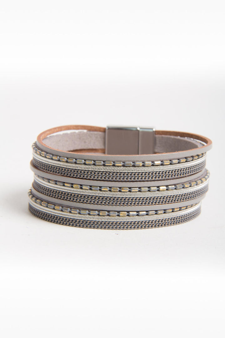 Dionne Multi-Strand Leather Bracelet