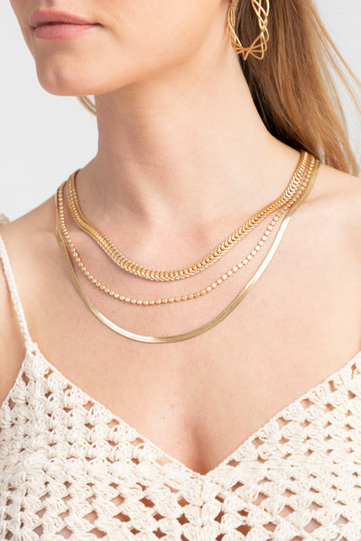 Francis Layered Chain Necklace