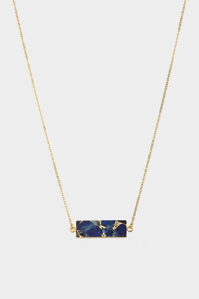 Mojave Rectangle Gemstone Necklace