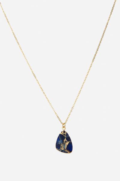 Mojave Triangle Gemstone Necklace