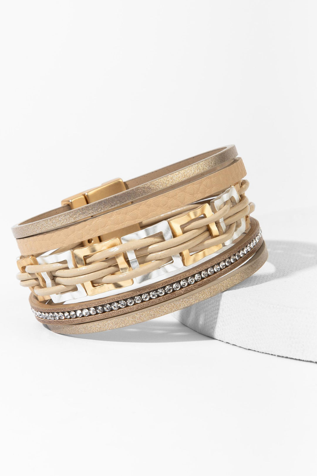 Rialto Accent Leather Bracelet