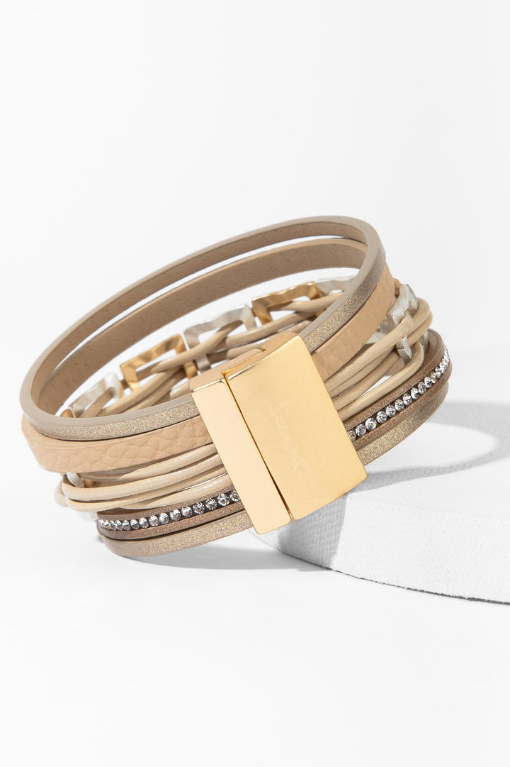 Rialto Accent Leather Bracelet