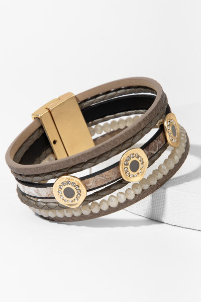 WestMoon Multi Strand Leather Bracelet
