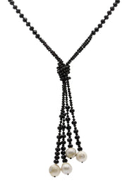 Dazzle Pearl Long Beaded Necklace