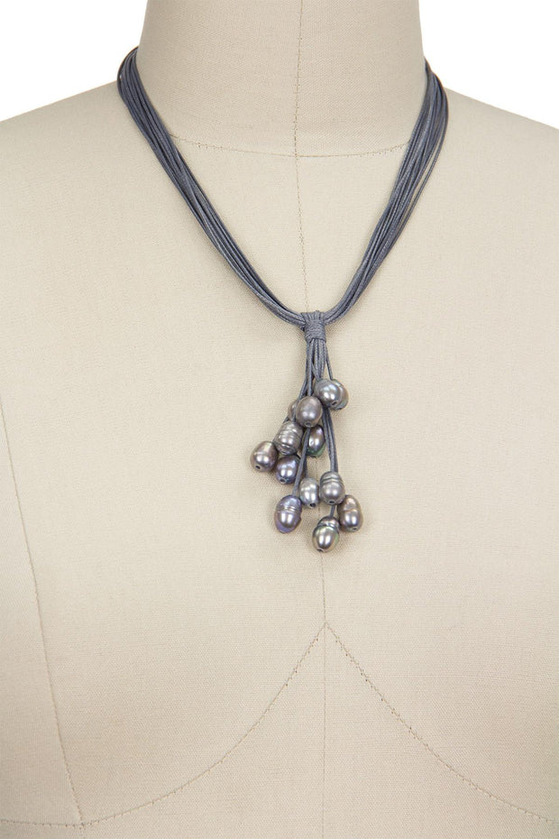 Tahitian Wax Corded Pearl Necklace