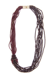 Short Knotted Chain Necklace