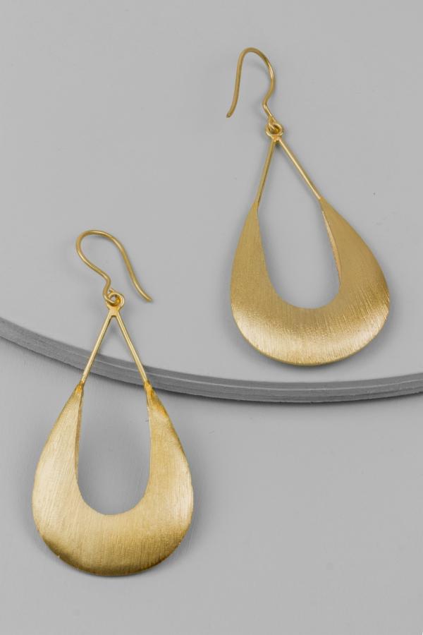 Virgo 18K Gold Plated Hoop Earring