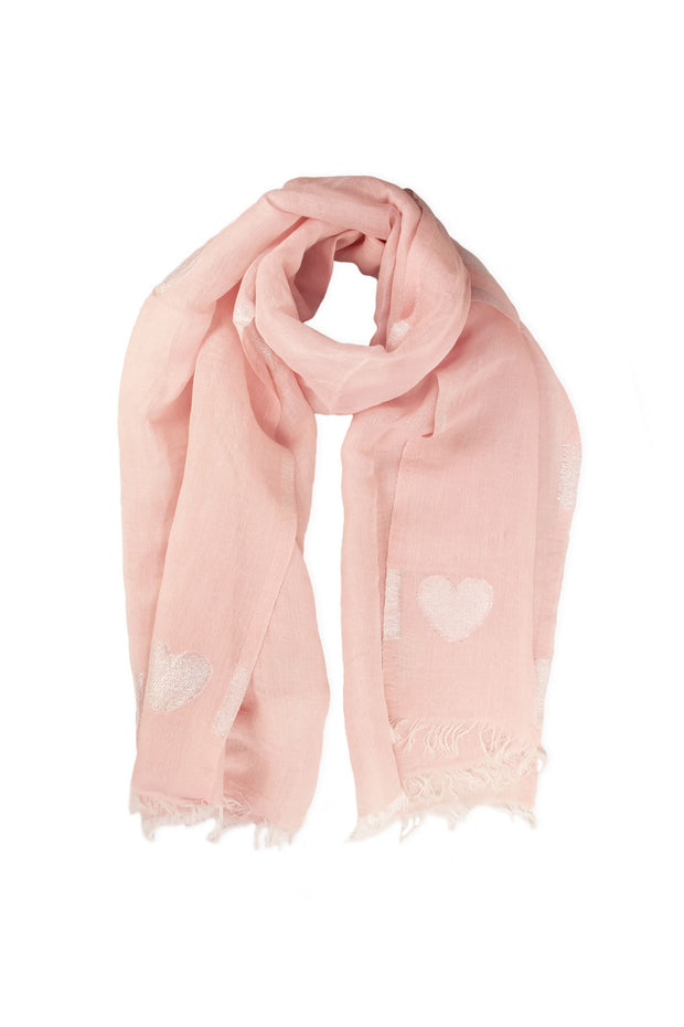 Heart Printed Scarf