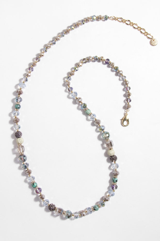 Broadcast Long Beaded Necklace