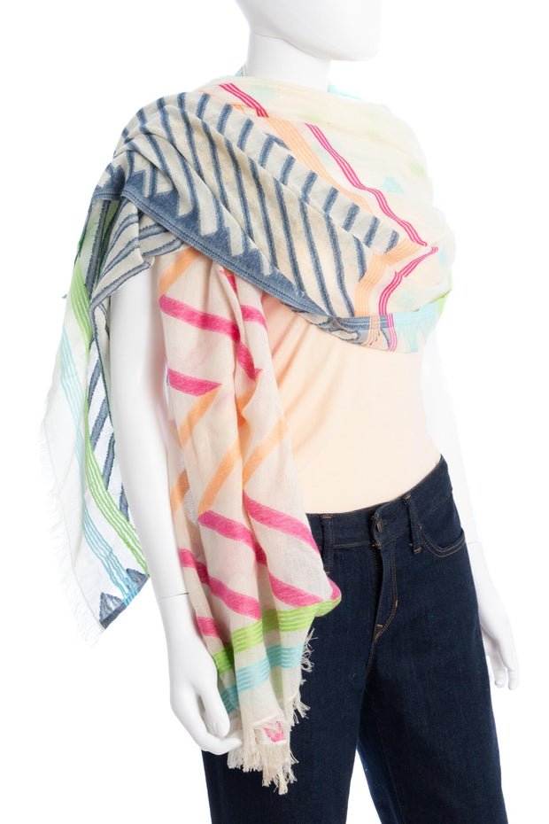 Colorful Mixed Pattern Scarf