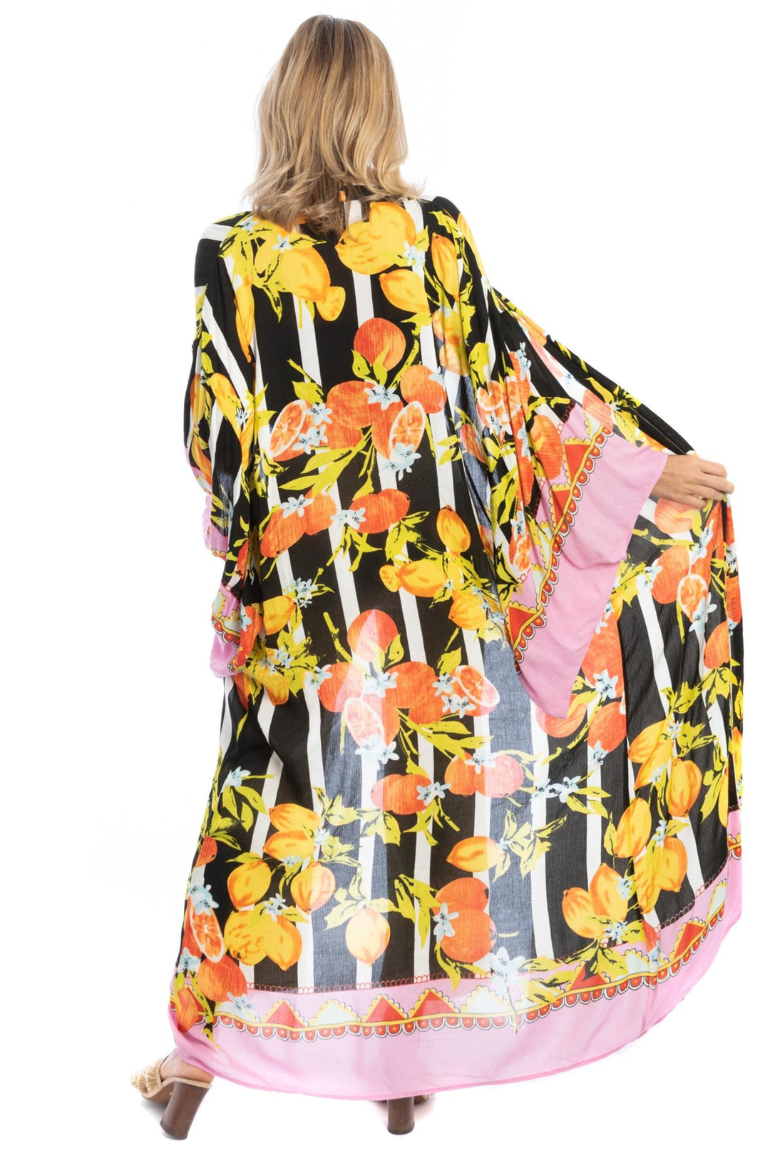 Citrus Motif Kimono