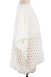 Eyelet Cape Poncho