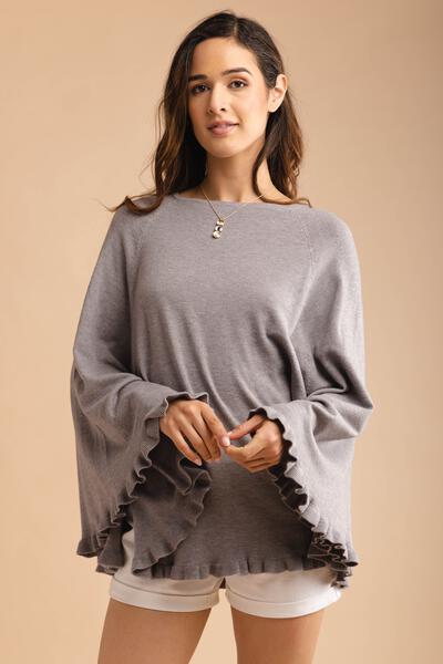 Talia Poncho Sweater