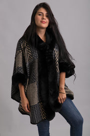Tania Fur Faux Kimono