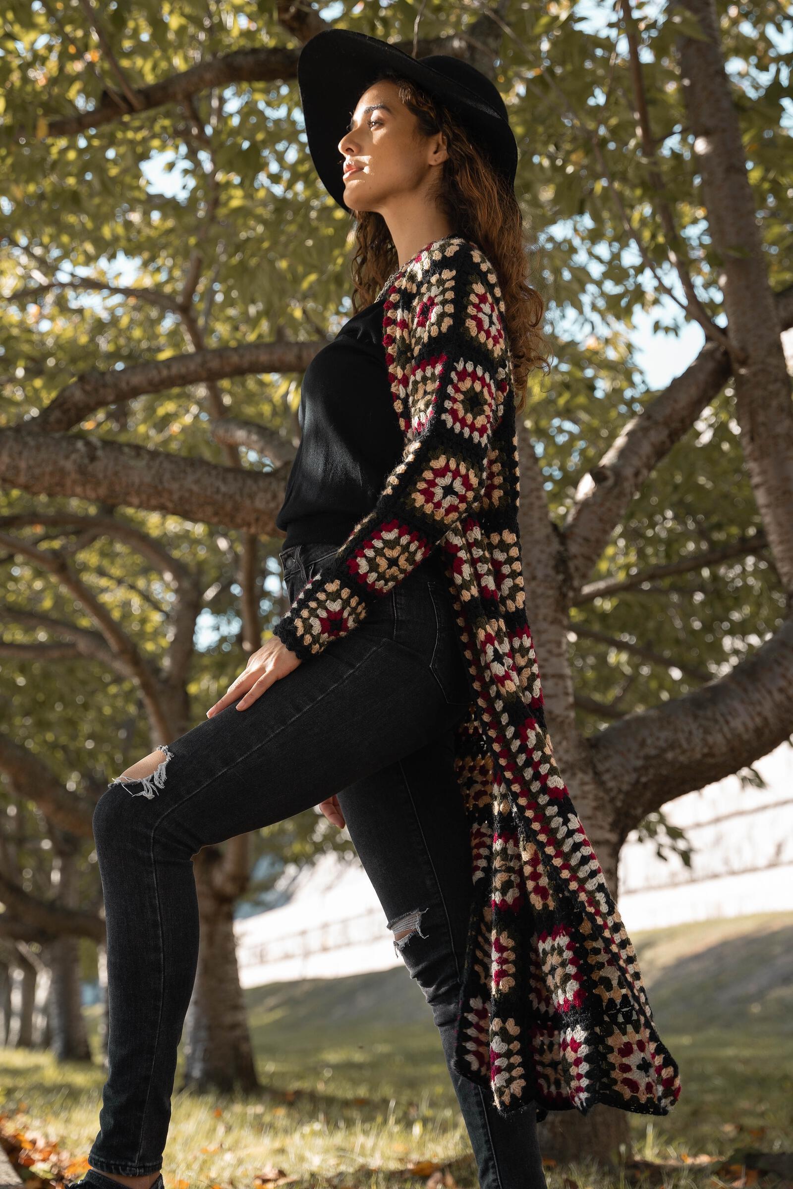 Winter Granny Long Crochet Kimono – Saachi Wholesale