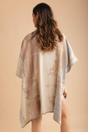 Printed Open Front Cotton Kimono