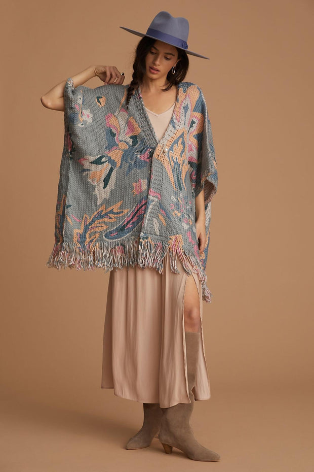 Elora Knit Tassel Kimono
