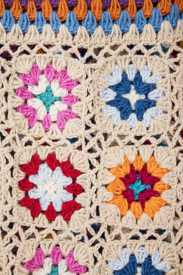 Granny Crochet Handmade Long Kimono