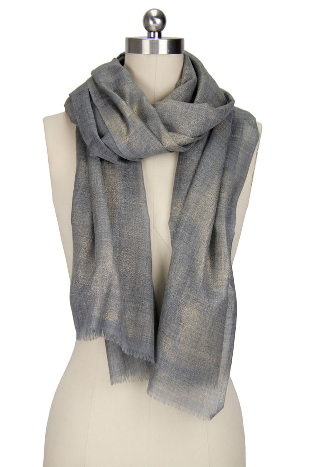 Radiant Metallic Shimmer Scarf
