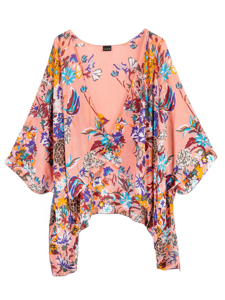 Lightweight Floral Kimono Short