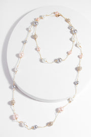 Vintage Long Pearl Necklace