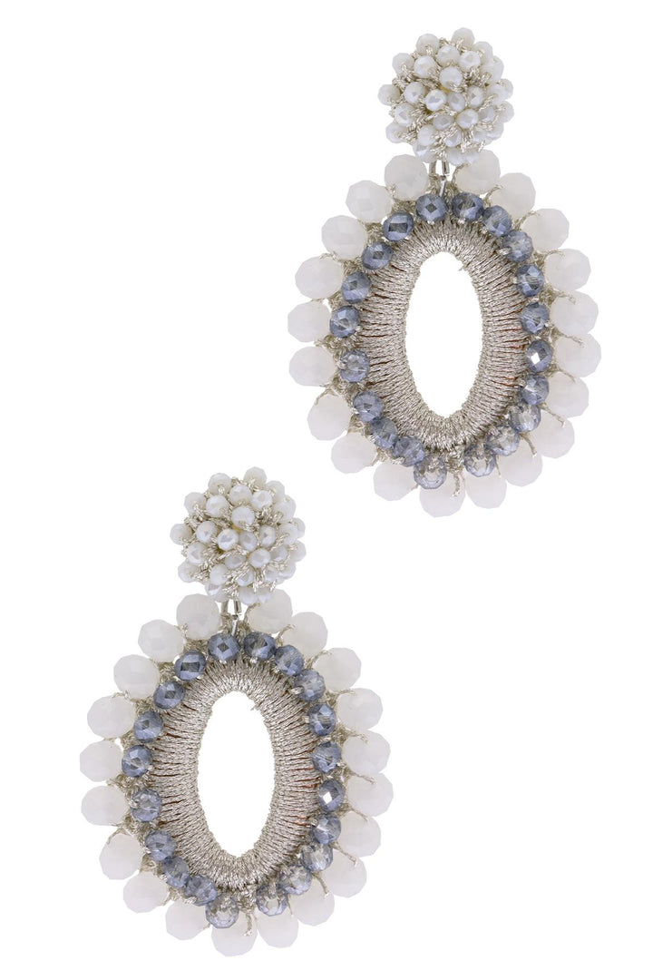 Delhi Beaded Drop Earrings