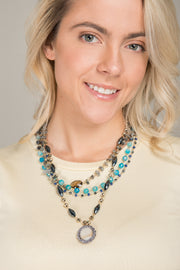 Marie Beaded Layered Necklace