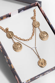 Coin Necklace and Earring Gift Box