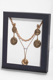 Coin Necklace and Earring Gift Box