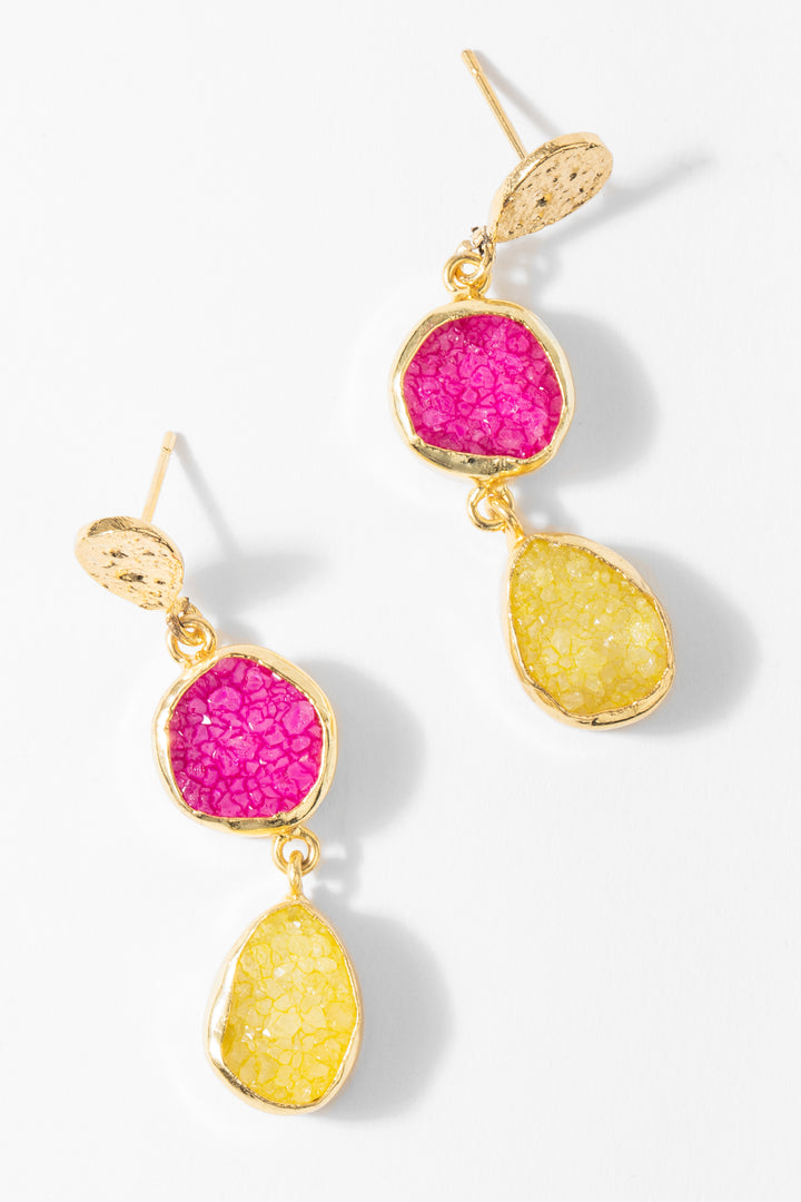 Joydrop Druzy Dangle Earrings