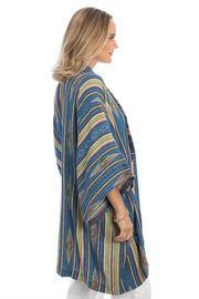 Margarita Ikat Striped Jacket Kimono