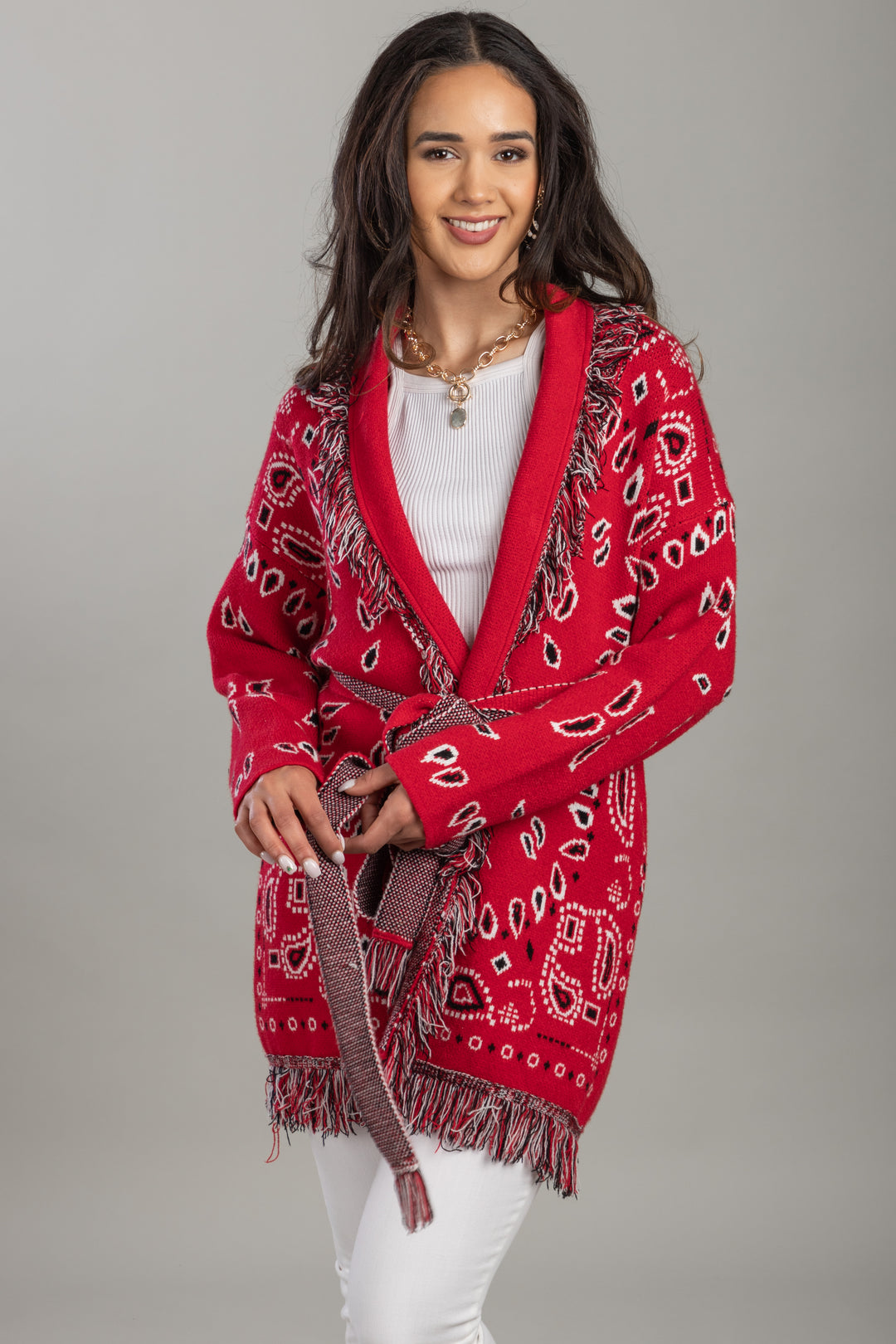 Bandana Paisley Kimono