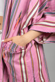 Margarita Ikat Striped Jacket Kimono
