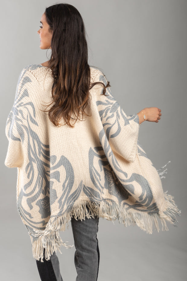 Elora Knit Tassel Kimono