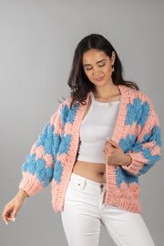 Chunky Hand-Knitted Cardigan