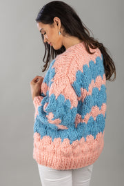 Chunky Hand-Knitted Cardigan