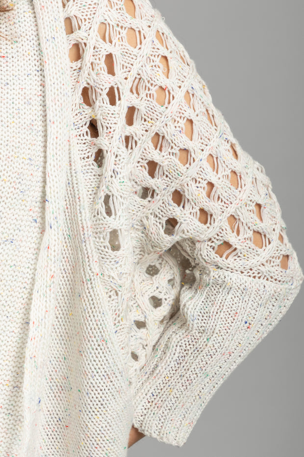 Cotton Open Knit Sweater