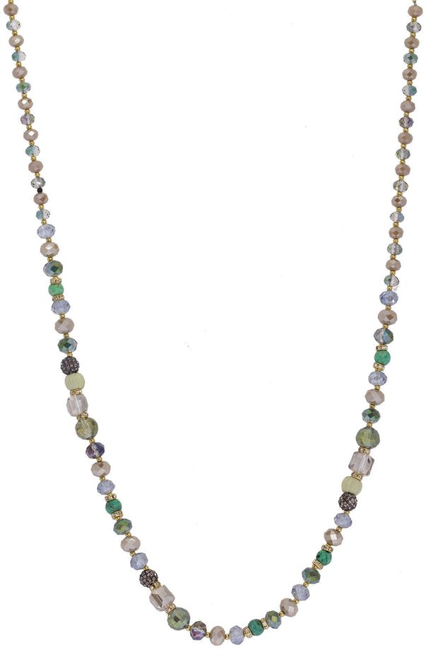 Broadcast Long Beaded Necklace