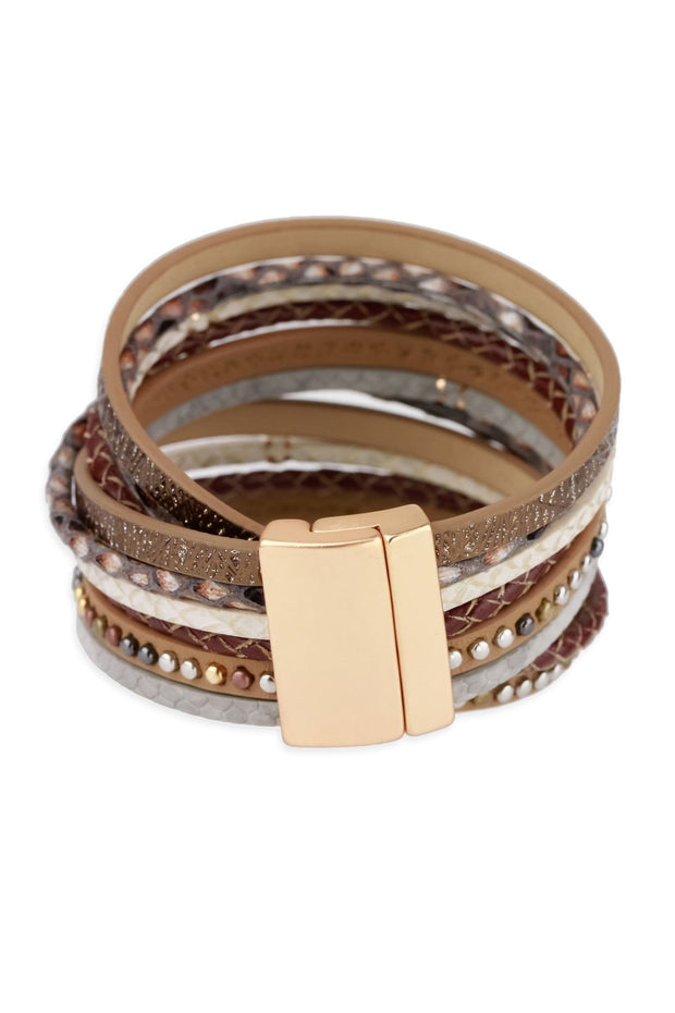 Cabo Double Wrap Leather Bracelet